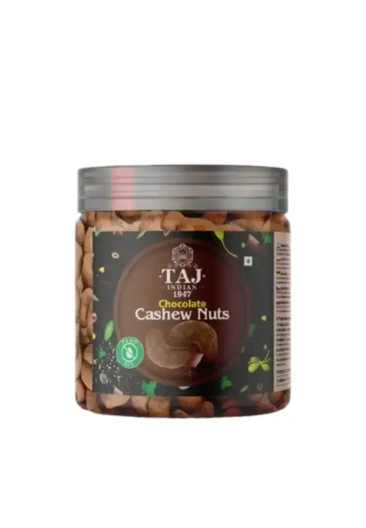 Taj Indian 1947 Chocolate Cashew Nuts 200G x 24Pieces