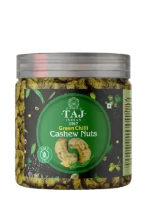 Taj Indian 1947 Green Chilli Cashew Nuts 200G x 24Pieces
