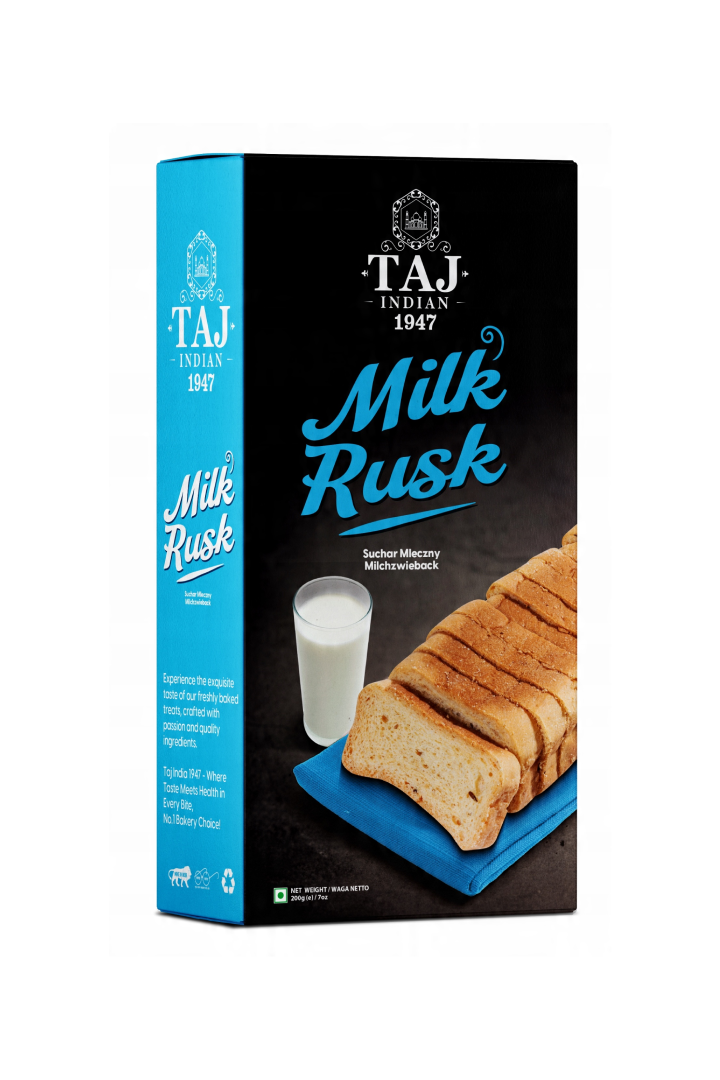 Taj Indian 1947 Milk Rusk 200G x 20Pieces
