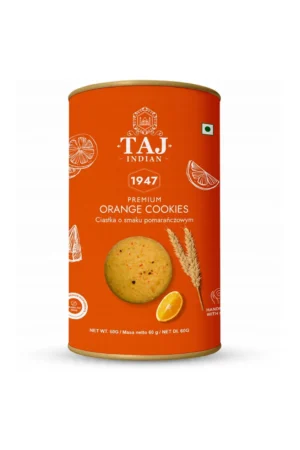 Taj Indian 1947 Orange Cookies 60G x 48 Pieces