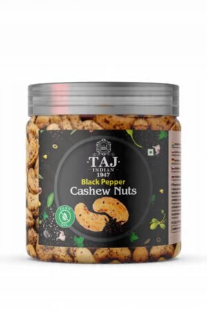Taj Indian 1947 Black Pepper Cashew Nuts 200G x 24Pieces