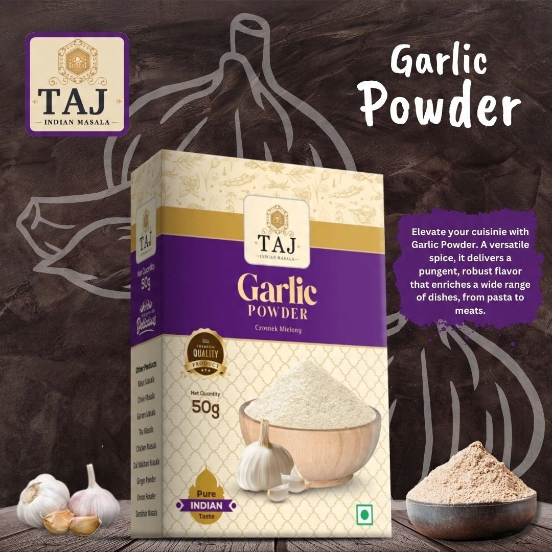 Taj Indian Masala Garlic Powder 200x50G - Image 2