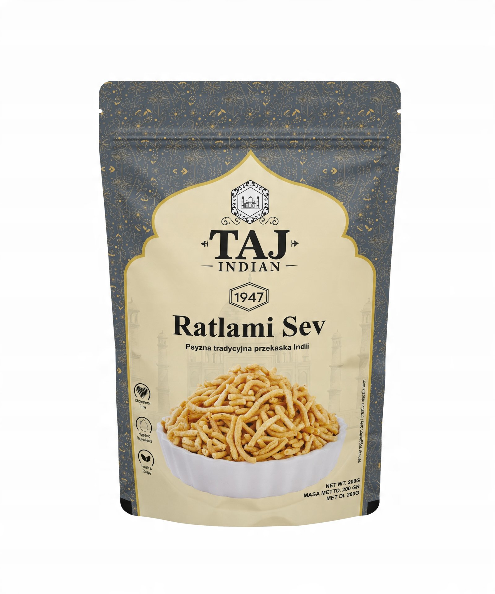 Taj Indian 1947 Ratlami Sev 200G x 10Pieces