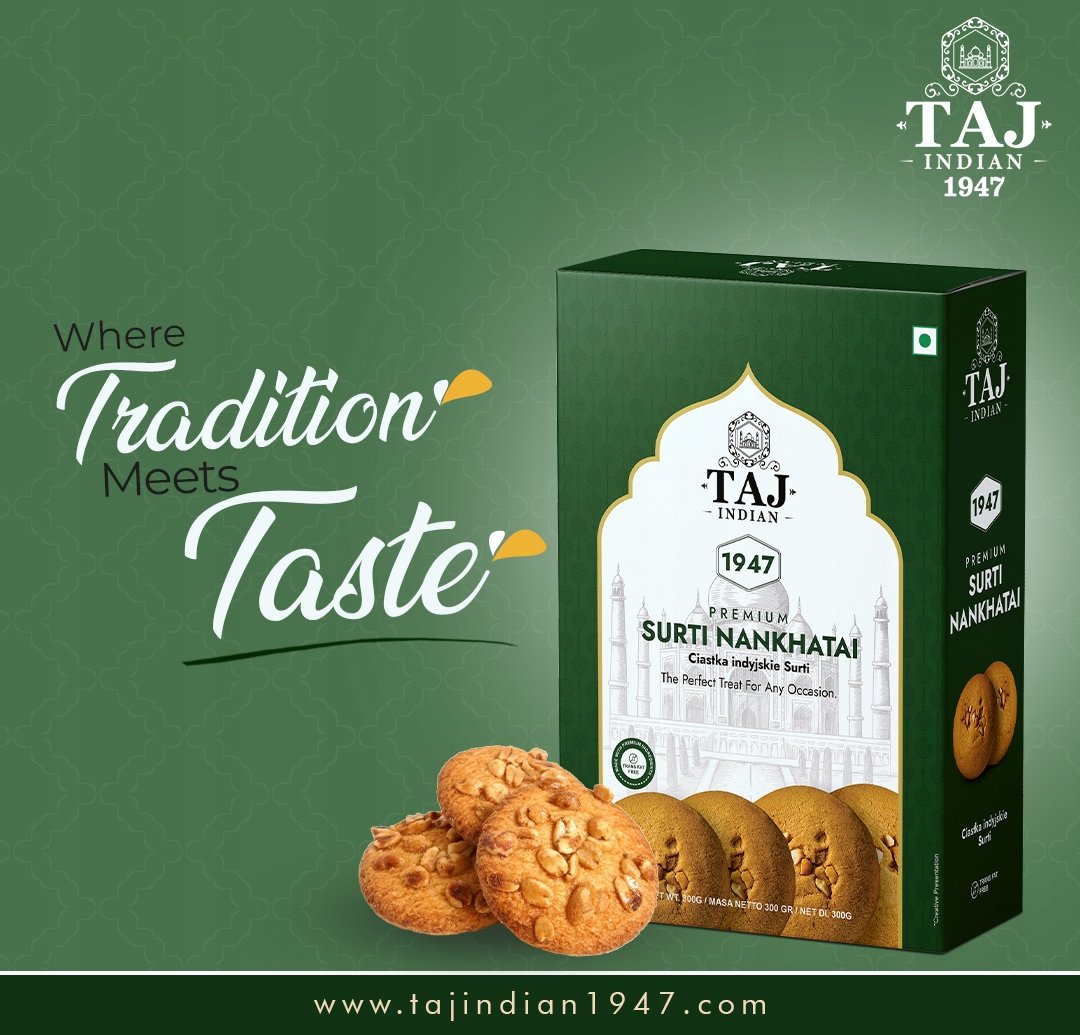 Taj Indian 1947 Surti Nankhatai 300G x 23Pieces - Image 2
