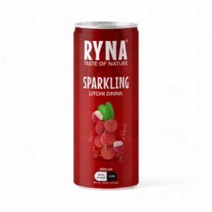 Ryna Litchi Sparkling Drink 250Ml X 24Pieces