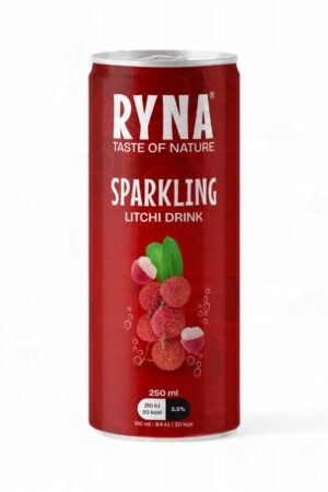 Ryna Litchi Sparkling Drink 250Ml X 24Pieces