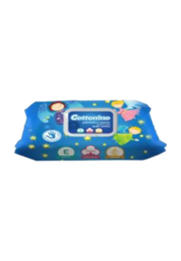 COTTONINO BABY WET WIPES 32X64 PCS BLUE