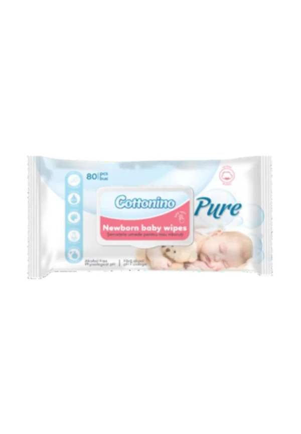 Cottonino Pure wet wipes 16X80 pcs