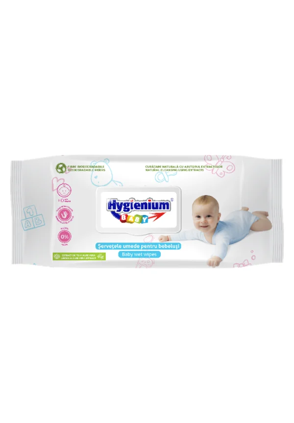 Hygienium Baby Wet wipes 16X80 pcs Linden&Aloe Vera Extract