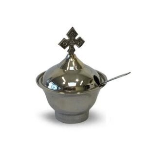 Incense Jar w/ Spoon 12cm