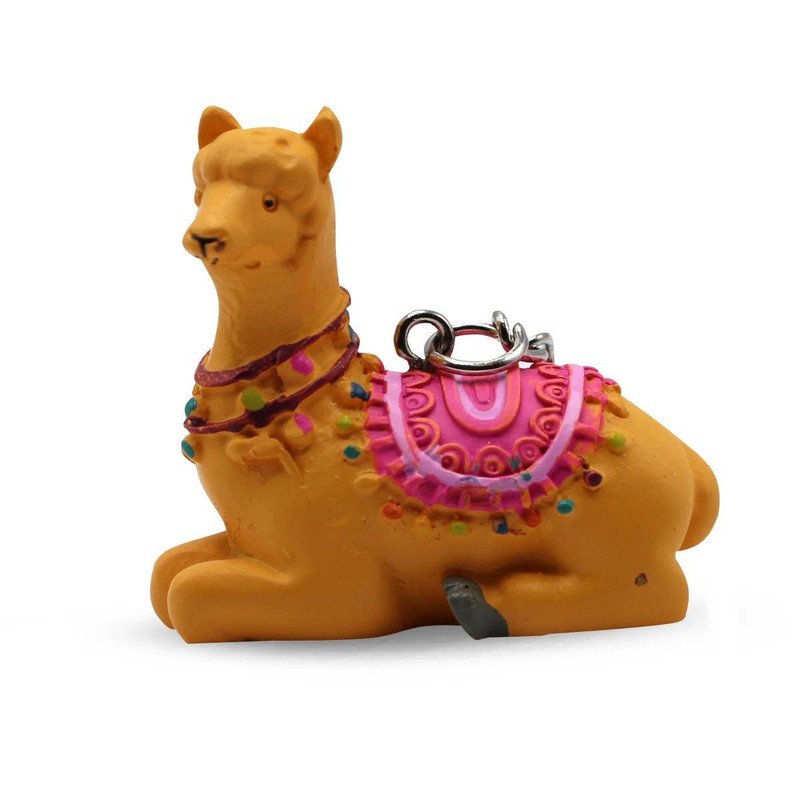 Alpaca keyring 3 color assorted per 12 units