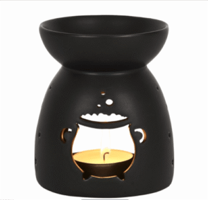 Black Cauldron Cut Out Oil Burner