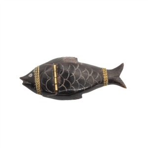 Artisanal Ox Horn Box - Swimming Fish