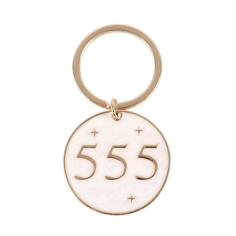 555 Angel Number Keyring - Image 3