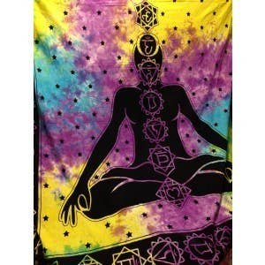 7 Chakra Tapestry 240x220cms