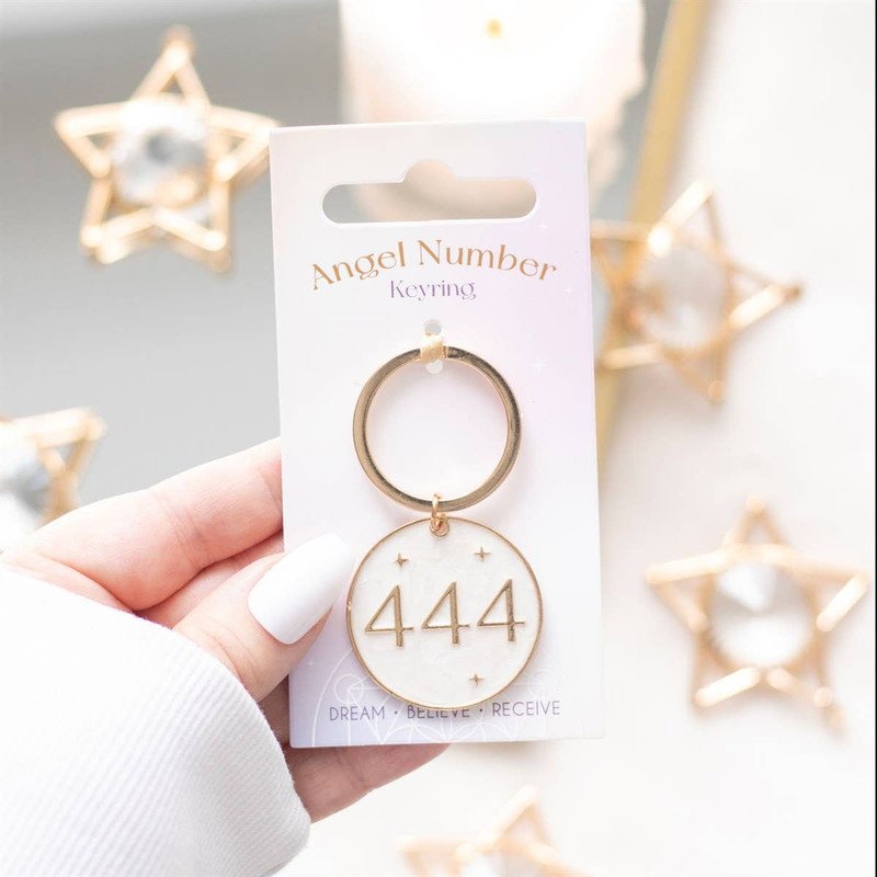 444 Angel Number Keyring - Image 3