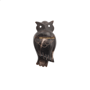 Artisanal Ox Horn Box - Small Owl