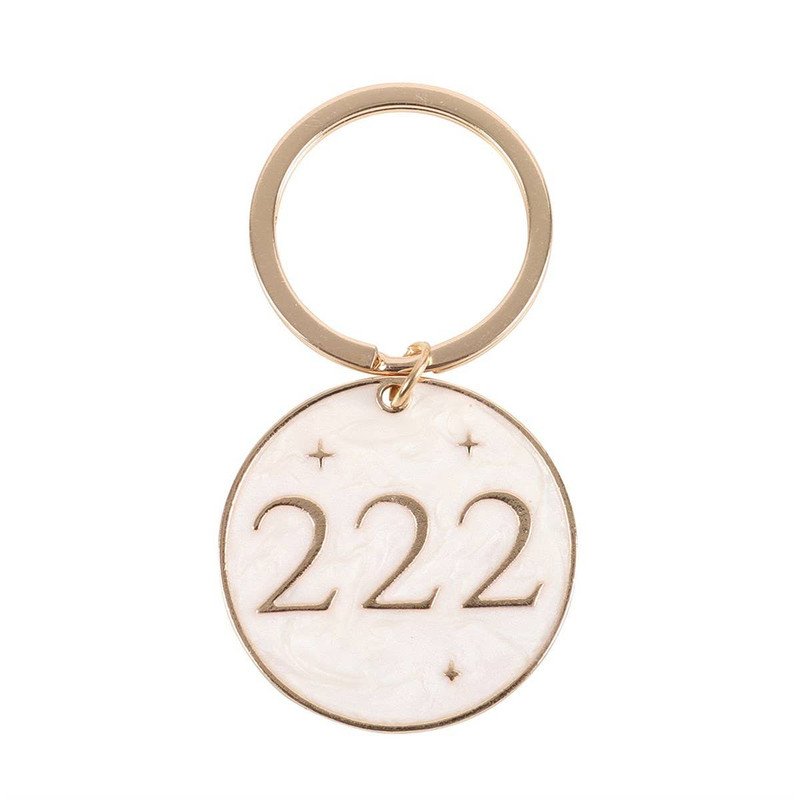 222 Angel Number Keyring - Image 2