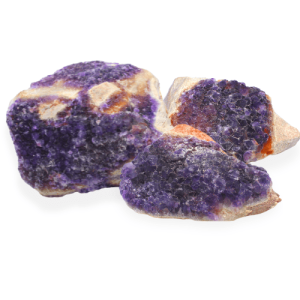 Amethyst cluster B quality rough size L 1000 gram
