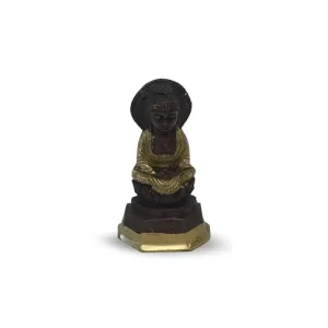 Brass Budha on lotus 10cm