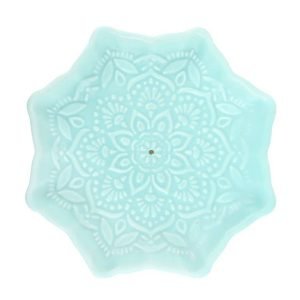 Blue Mandala Ceramic Incense Stick Holder