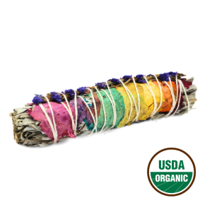 7 Chakra White Sage Smudge Stick 15cm