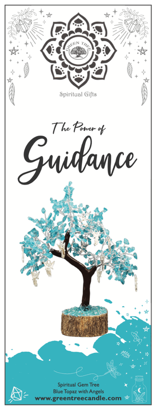 Blue Topaz Guidance Gem tree Small