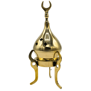 Brass Gumbad Incense Burner 17 cm