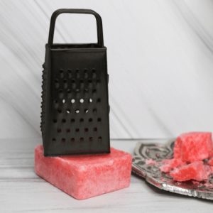 Black Amber Block Grater, 8 cm