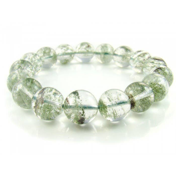 Bracelet Phantom Quartz Beads (6-8mm)