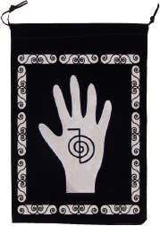 Black Velvet Pouch-Reiki Hand
