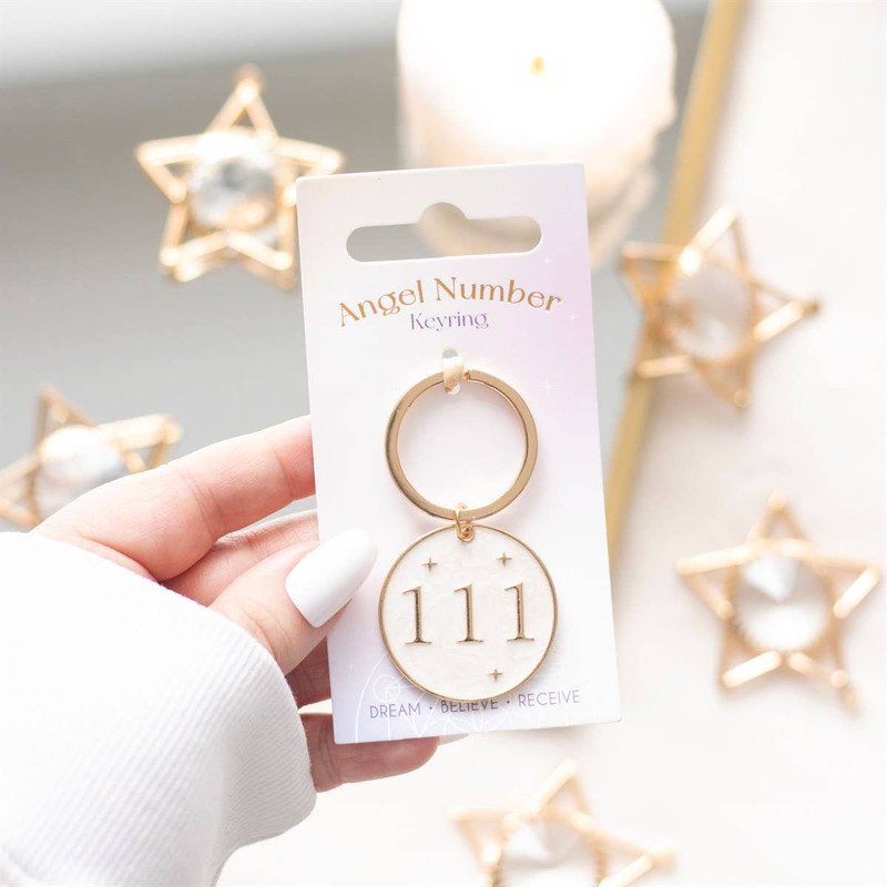 111 Angel Number Keyring - Image 3