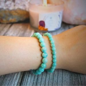 Amazonite Beaded Bracelet - Mozambique