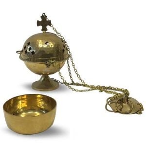 Brass Hanging Incense Holder (set of 3)