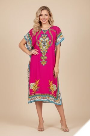 African style printed Boubou mid-length dress