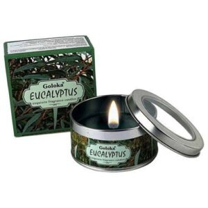 Goloka Eucalyptus Soya Wax Tin Candle