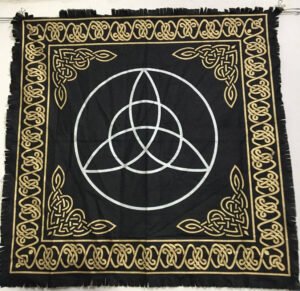 Cotton Altar Cloth 24"x24" Triquetra