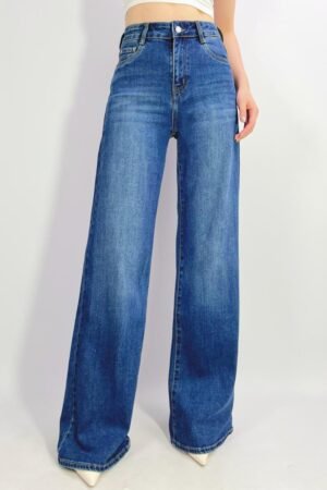 Straight cut stretch 5-pocket jeans size 36-46