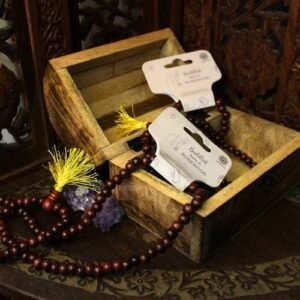 Wooden Buddhist Maala - 108 Beads, 6 pcs