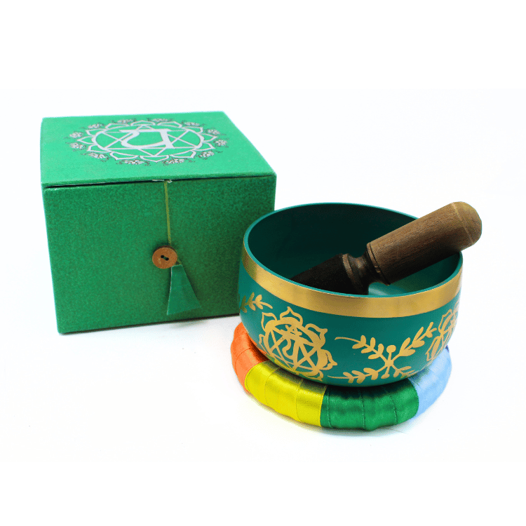 Heart Chakra Singing Bowl Green - Image 5