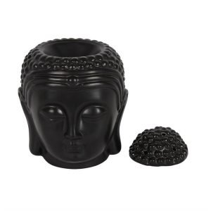 Buddha Head Oil Burner - Black