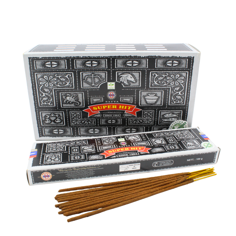 Satya Superhit Incense Sticks 100 grams per 6 bxs