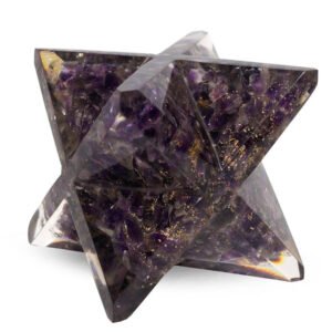 Orgone Big Size Amethyst Merkaba Star