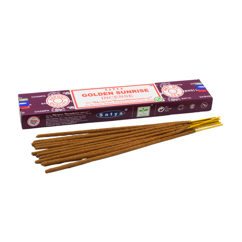 Satya Golden Sunrise Incense Sticks - Image 3