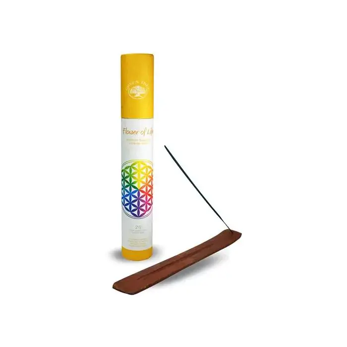 Green Tree Flower of Life incense stk & ski set