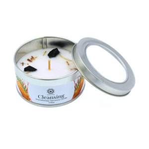 Green Tree Gemstone Scented Candle Cleansing Sandalwood 70g