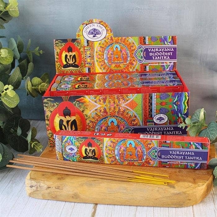 Green Tree Buddhist Tantra Hand Rolled Natural Incense Sticks - Image 4