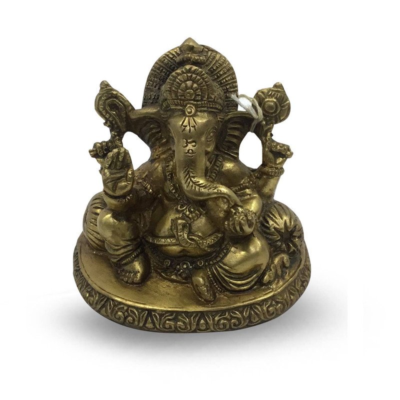 Sitting Ganesh with Pillow 10 Cm