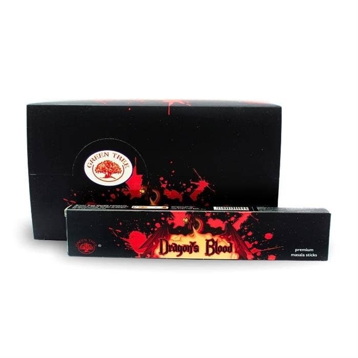 Green Tree Dragon's Blood Hand Rolled Natural Incense Sticks - Image 2