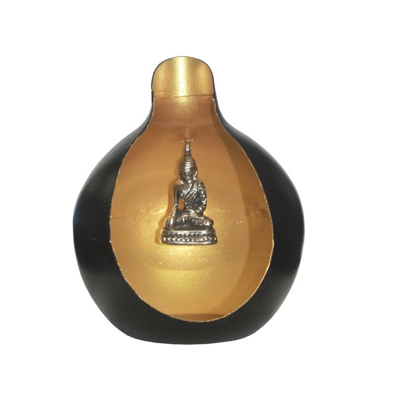 Teardrop Shape T-Light Holder-Buddha
